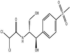 Thiamphenicol structure diagram